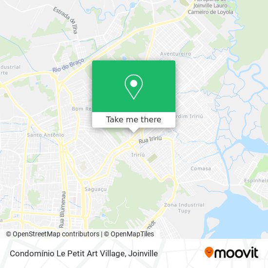 Condomínio Le Petit Art Village map