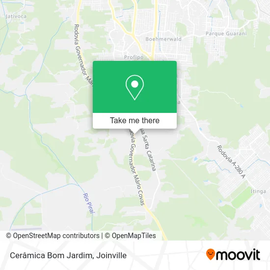 Cerâmica Bom Jardim map