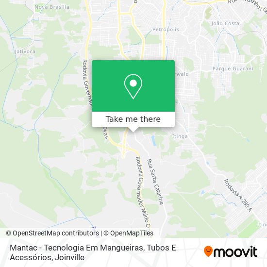 Mantac - Tecnologia Em Mangueiras, Tubos E Acessórios map