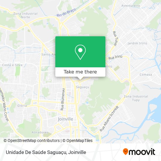 Unidade De Saúde Saguaçu map
