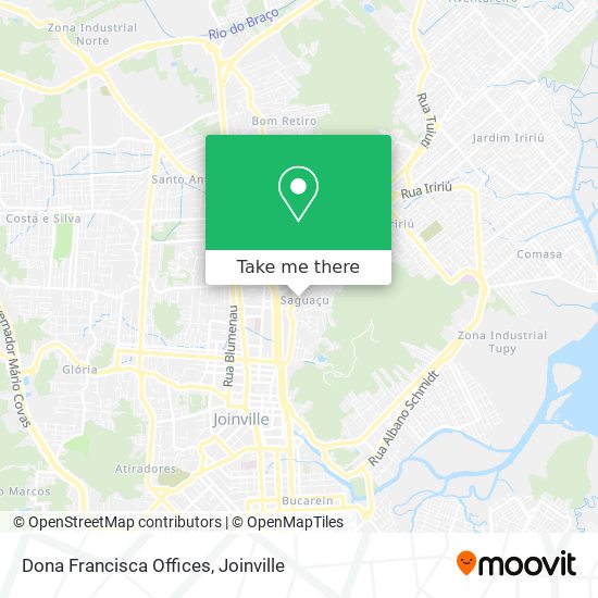Dona Francisca Offices map