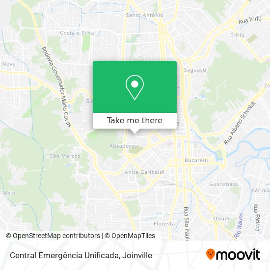 Central Emergência Unificada map