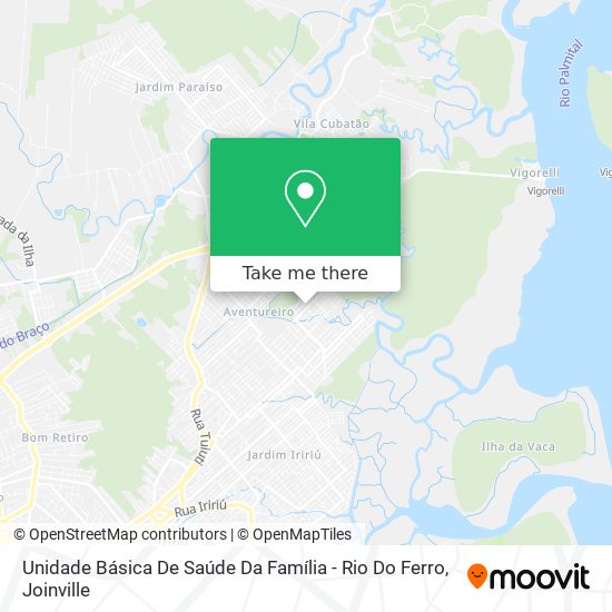 Unidade Básica De Saúde Da Família - Rio Do Ferro map