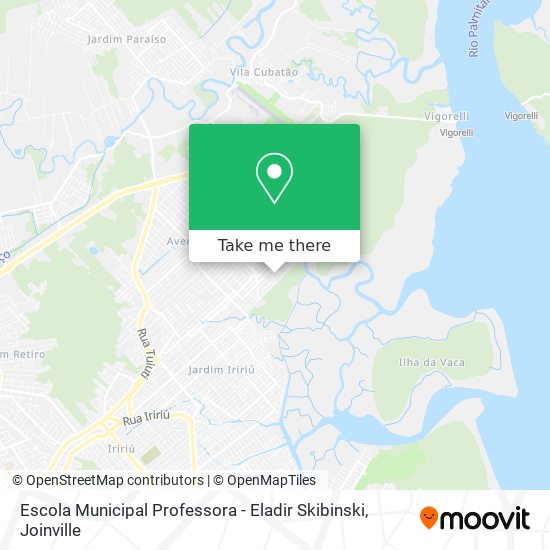 Escola Municipal Professora - Eladir Skibinski map