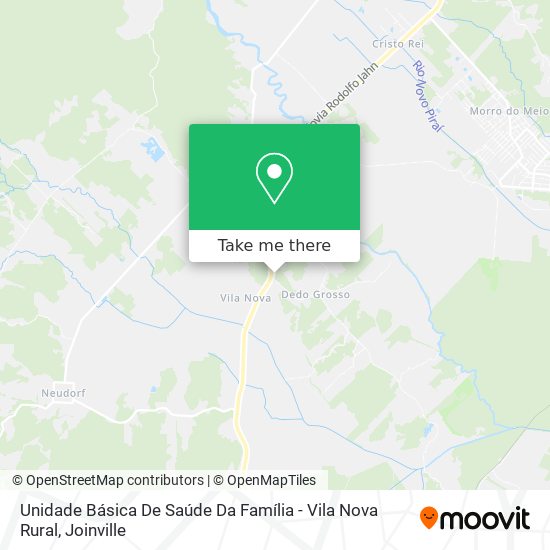 Unidade Básica De Saúde Da Família - Vila Nova Rural map