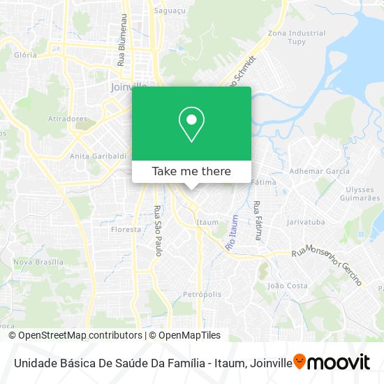 Unidade Básica De Saúde Da Família - Itaum map