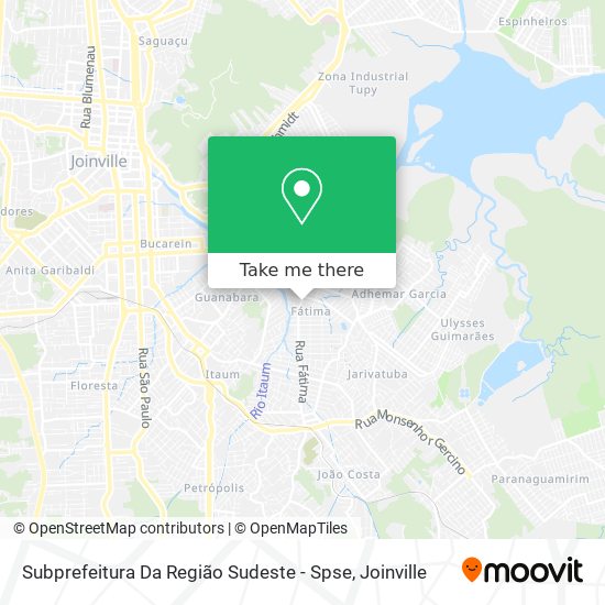Subprefeitura Da Região Sudeste - Spse map