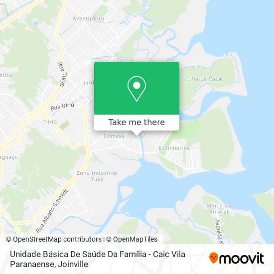 Unidade Básica De Saúde Da Família - Caic Vila Paranaense map