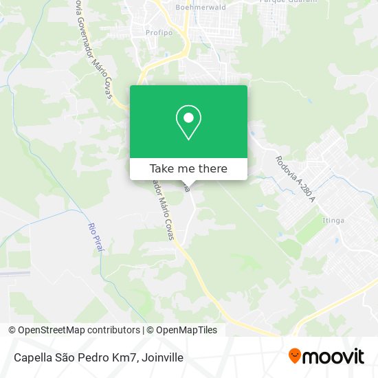 Capella São Pedro Km7 map