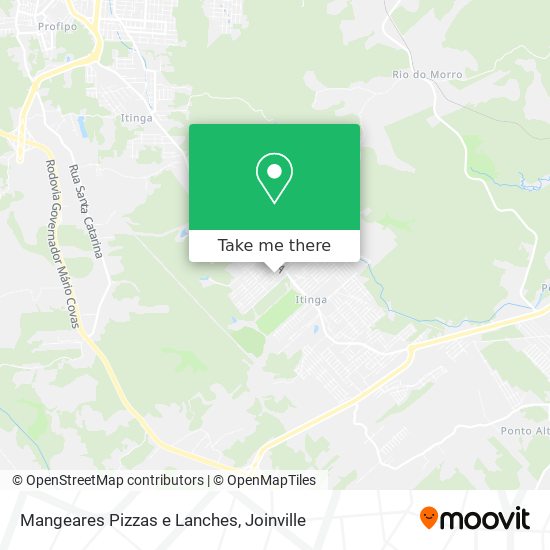 Mangeares Pizzas e Lanches map
