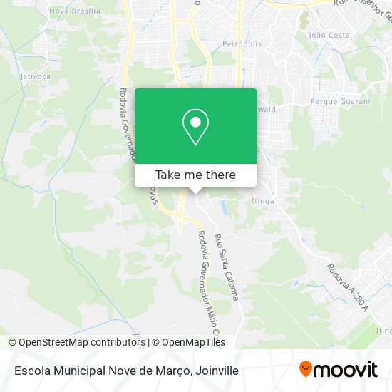 Escola Municipal Nove de Março map