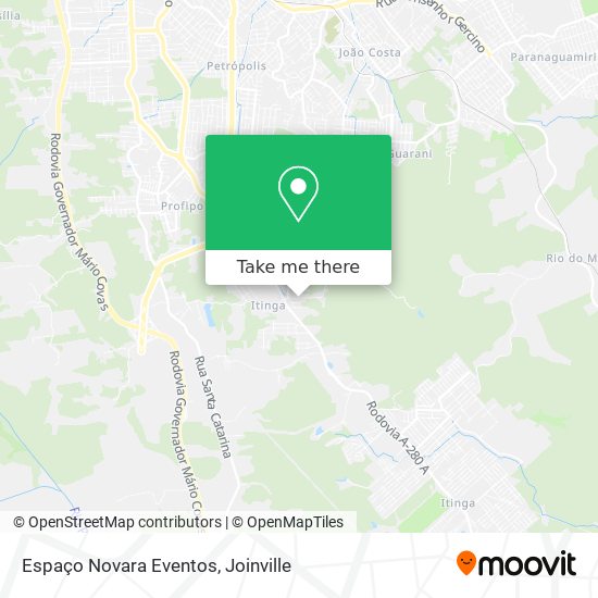 Espaço Novara Eventos map