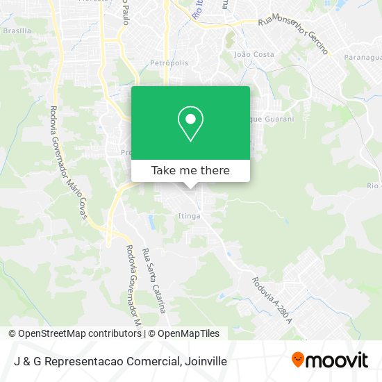 J & G Representacao Comercial map