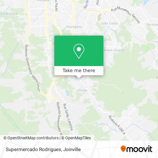 Mapa Supermercado Rodrigues