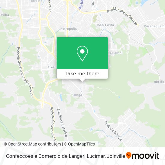 Confeccoes e Comercio de Langeri Lucimar map