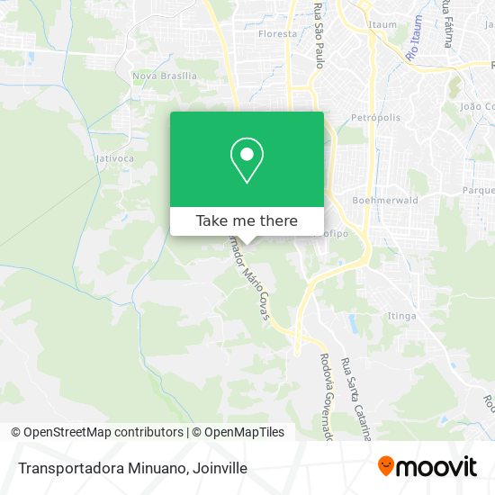 Transportadora Minuano map