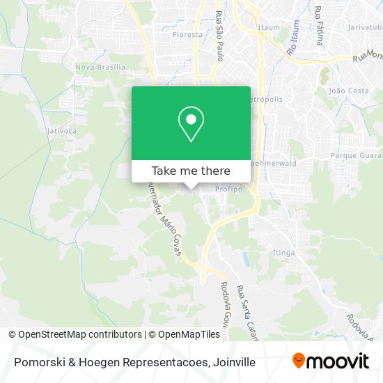 Pomorski & Hoegen Representacoes map