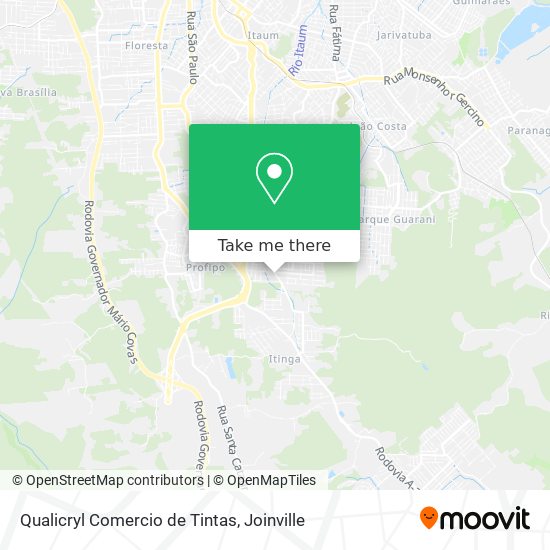 Qualicryl Comercio de Tintas map