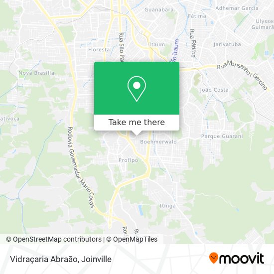 Vidraçaria Abraão map