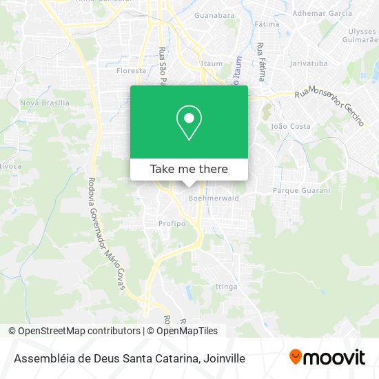 Assembléia de Deus Santa Catarina map