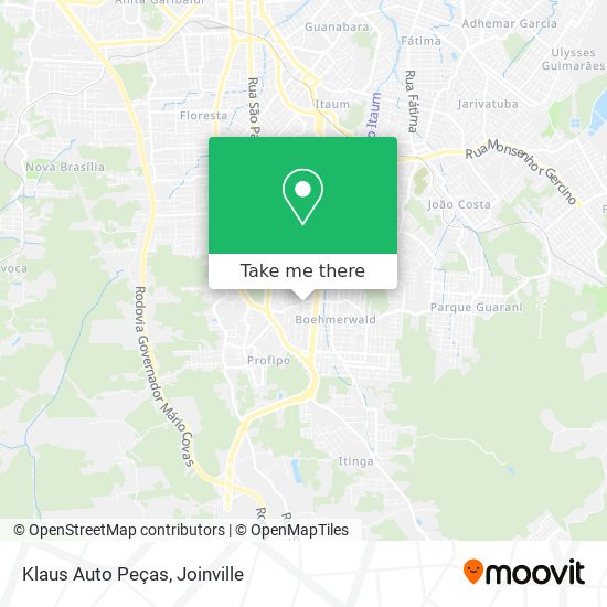 Klaus Auto Peças map