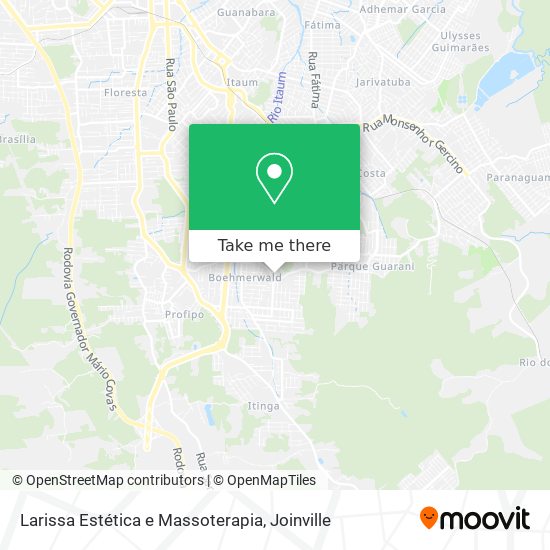Larissa Estética e Massoterapia map