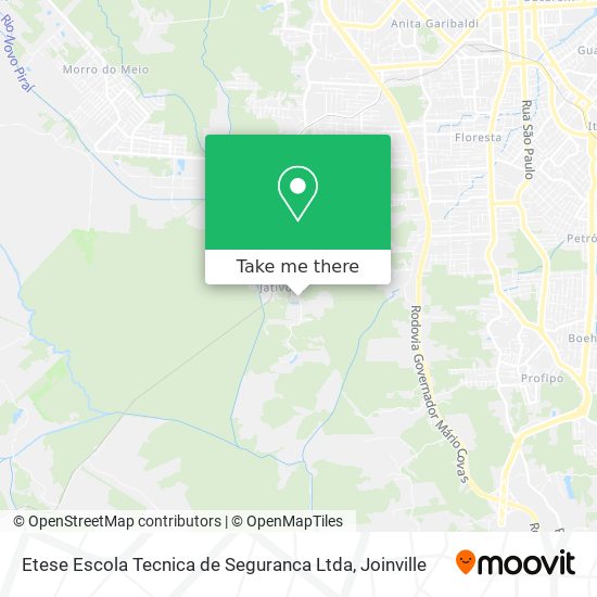Etese Escola Tecnica de Seguranca Ltda map