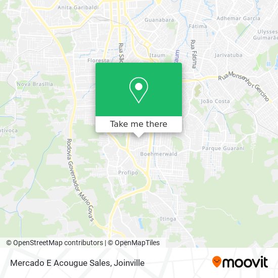 Mercado E Acougue Sales map