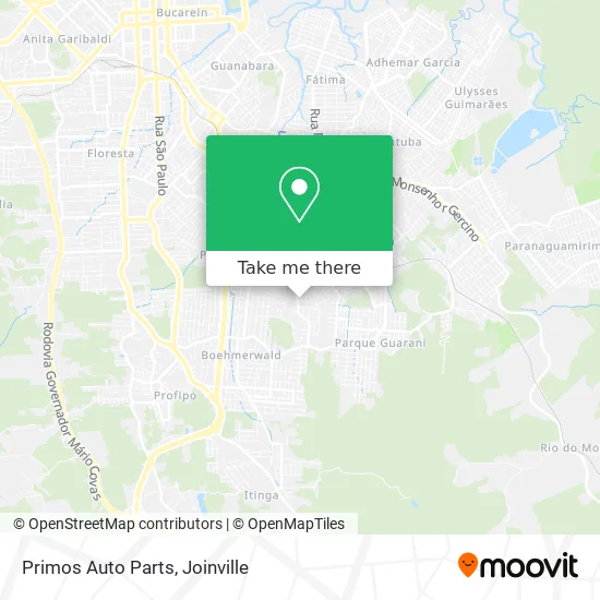 Primos Auto Parts map