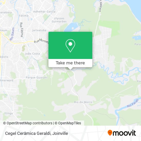 Cegel Cerâmica Geraldi map