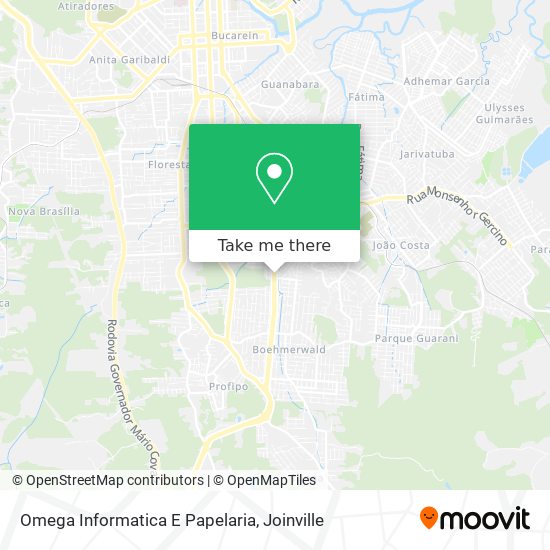 Omega Informatica E Papelaria map