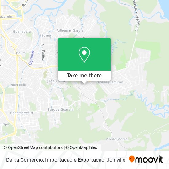 Daika Comercio, Importacao e Exportacao map