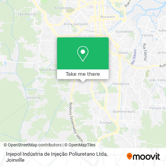Injepol Indústria de Injeção Poliuretano Ltda map