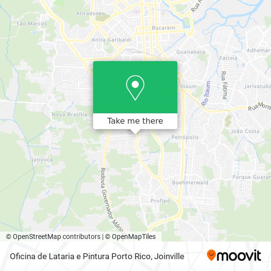 Oficina de Lataria e Pintura Porto Rico map