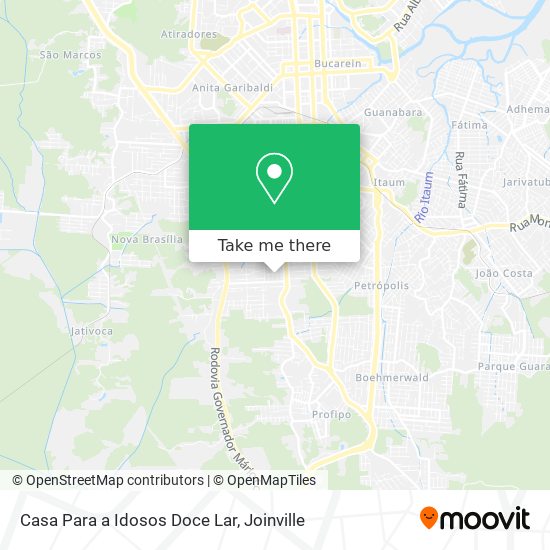 Casa Para a Idosos Doce Lar map
