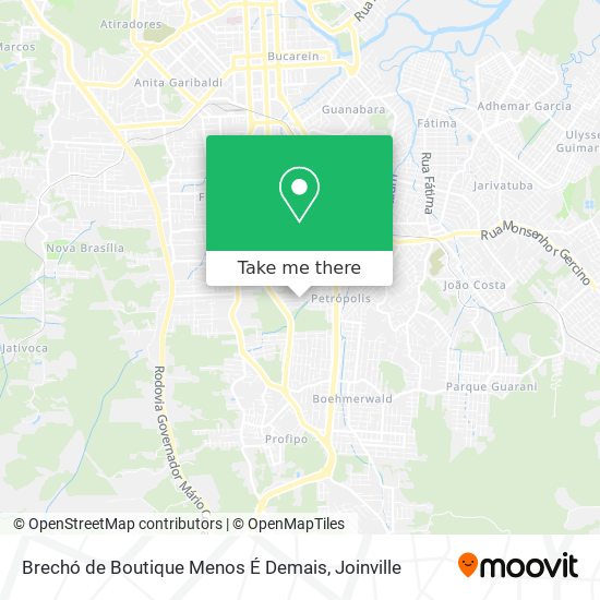 Brechó de Boutique Menos É Demais map