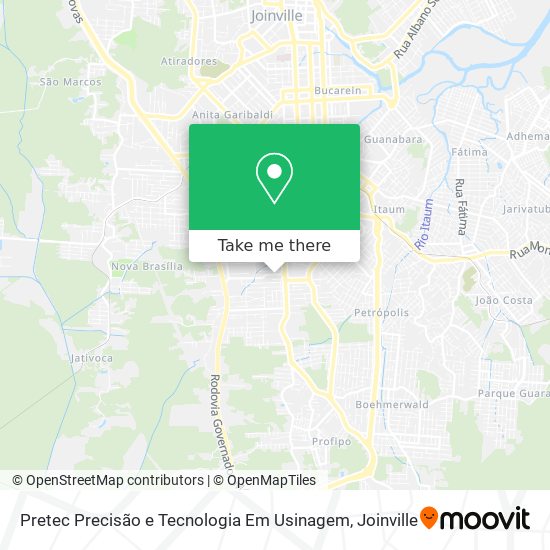 Pretec Precisão e Tecnologia Em Usinagem map