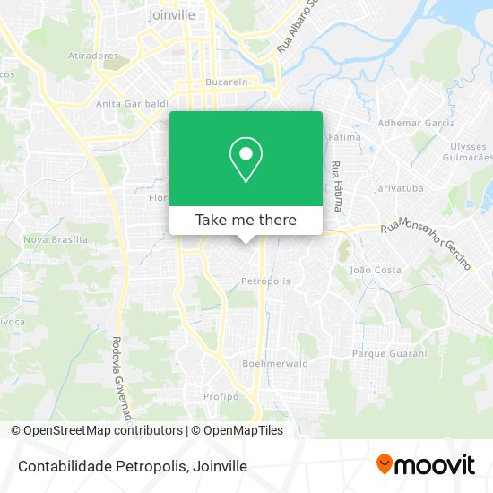 Contabilidade Petropolis map