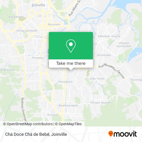 Chá Doce Chá de Bebê map