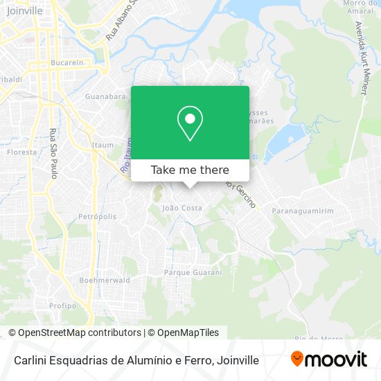 Carlini Esquadrias de Alumínio e Ferro map