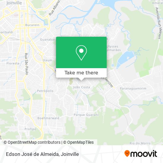 Edson José de Almeida map