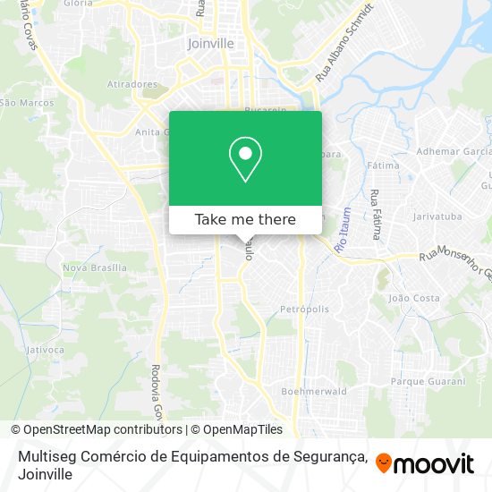 Multiseg Comércio de Equipamentos de Segurança map