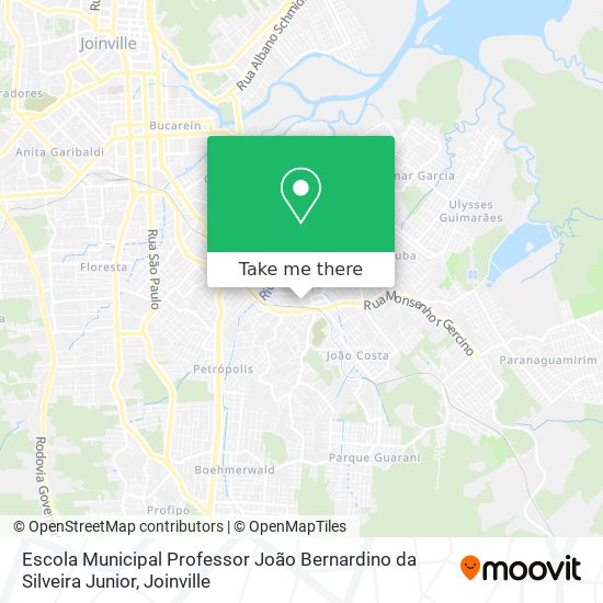 Escola Municipal Professor João Bernardino da Silveira Junior map