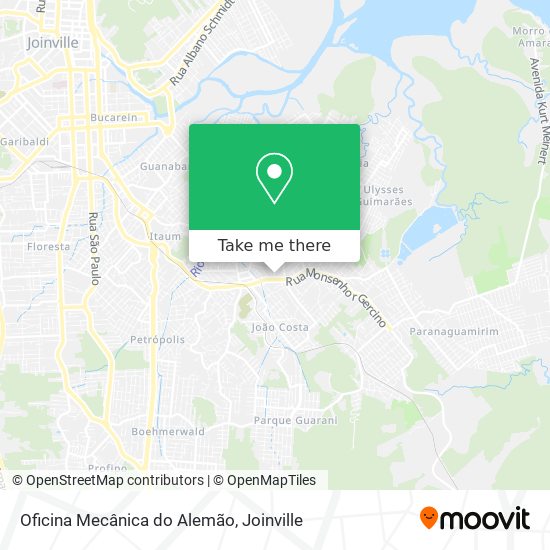 Oficina Mecânica do Alemão map
