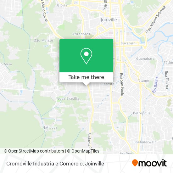 Cromoville Industria e Comercio map