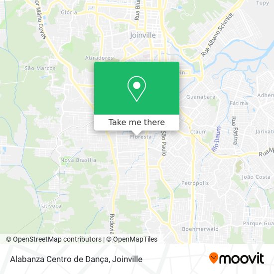 Alabanza Centro de Dança map