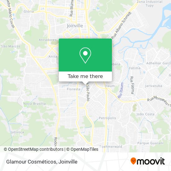 Glamour Cosméticos map