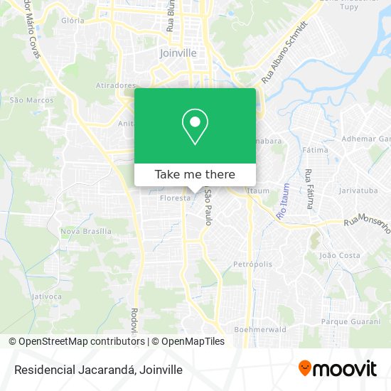Residencial Jacarandá map