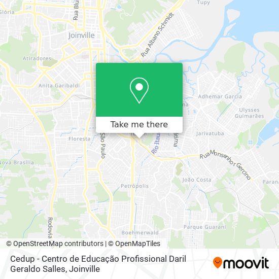 Cedup - Centro de Educação Profissional Daril Geraldo Salles map