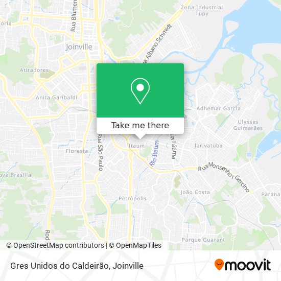 Gres Unidos do Caldeirão map